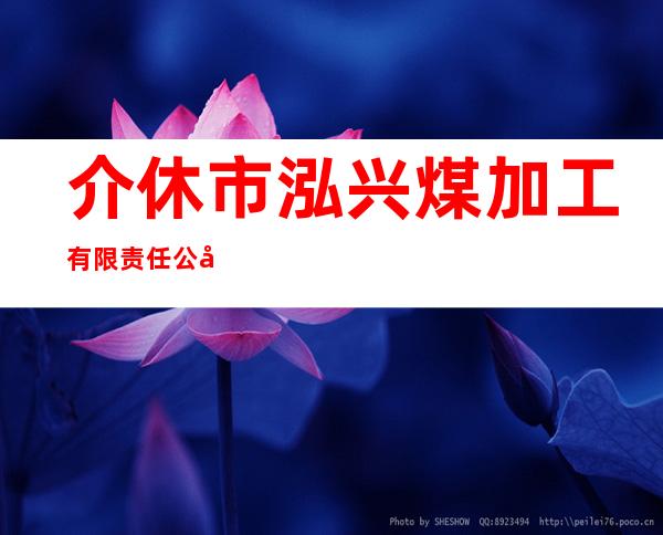 介休市泓兴煤加工有限责任公司